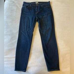 J. Crew Women's Skinny Jeans in Dark Blue Denim